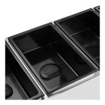 Vollrath 38004 ServeWell® Electric Four Pan Hot Food Table 120V - Sealed Well