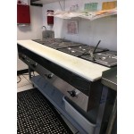 Vollrath 38004 ServeWell® Electric Four Pan Hot Food Table 120V - Sealed Well