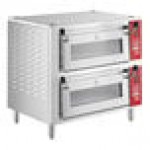 Avantco DPO-18-DD Double Deck Countertop Pizza/Bakery Oven with Two Independent Chambers - 3200W, 240V