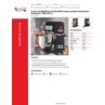 Avantco MIX8BK Black 8 Qt. Bowl Lift Countertop Mixer with Standard Accessories - 120V, 4/5 hp Avantco MIX8BK Black 8 Qt. Bowl Lift Countertop Mixer with Standard Accessories - 120V, 4/5 hp