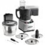 Waring WFP16SC Combination Food Processor with 4 Qt. Clear Bowl, Continuous Feed Attachment, and 3 Discs - 2 hp