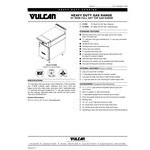 Vulcan V118HB-LP V Series Liquid Propane Heavy-Duty Range with 18