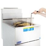Pitco® 65C+S Natural Gas 65-80 lb. Stainless Steel Floor Fryer Pitco® 65C+S Natural Gas 65-80 lb. Stainless Steel Floor Fryer