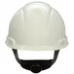 3M H-701V White 4-Point Ratchet Suspension Vented Hard Hat