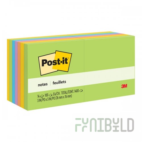 3M 654-14AU Post-It® Jaipur Collection 3