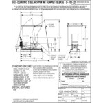 Vestil 1 Cubic Yard Light-Duty Self-Dumping Steel Forklift Hopper D-100-LD - 2,000 lb. Capacity Vestil 1 Cubic Yard Light-Duty Self-Dumping Steel Forklift Hopper D-100-LD - 2,000 lb. Capacity