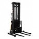 Vestil 1,000-2,000 lb. Semi-Electric Powered Fork Stacker with Adjustable Forks and 137 Vestil 1,000-2,000 lb. Semi-Electric Powered Fork Stacker with Adjustable Forks and 137