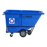 Rubbermaid® 2089826 BRUTE Blue 1 Cubic Yard Recycling Tilt Truck / Trash Cart (1250 lb.)