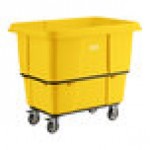 Lavex 16 Cubic Foot Yellow Leakproof Cube Truck (1000 lb. Capacity) Lavex 16 Cubic Foot Yellow Leakproof Cube Truck (1000 lb. Capacity)