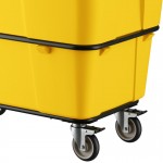 Lavex 16 Cubic Foot Yellow Leakproof Cube Truck (1000 lb. Capacity) Lavex 16 Cubic Foot Yellow Leakproof Cube Truck (1000 lb. Capacity)