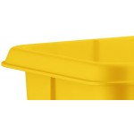 Lavex 16 Cubic Foot Yellow Leakproof Cube Truck (1000 lb. Capacity) Lavex 16 Cubic Foot Yellow Leakproof Cube Truck (1000 lb. Capacity)