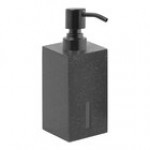 room360 Morocco 10 oz. Onyx Soap Dispenser with Brushed Stainless Pump Top - 6/Case room360 Morocco 10 oz. Onyx Soap Dispenser with Brushed Stainless Pump Top - 6/Case