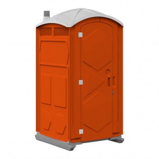 J & J Echo One ET701101X3808 Orange Portable Restroom - Assembled J & J Echo One ET701101X3808 Orange Portable Restroom - Assembled