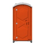 J & J Echo One ET701101X3808 Orange Portable Restroom - Assembled