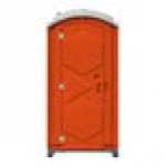 J & J Echo One ET701101X3808 Orange Portable Restroom - Assembled