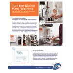 Dial DIA32088 Clean and Gentle 1700 Universal Manual 1.7 Liter Antibacterial Foaming Hand Wash Refill - 3/Case