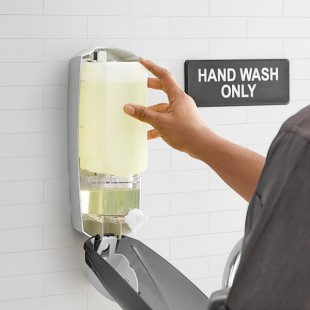 Dial DIA33845 Professional Antibacterial 1 Liter Liquid Hand Soap with Moisturizers and Vitamin E - 8/Case Dial DIA33845 Professional Antibacterial 1 Liter Liquid Hand Soap with Moisturizers and Vitamin E - 8/Case