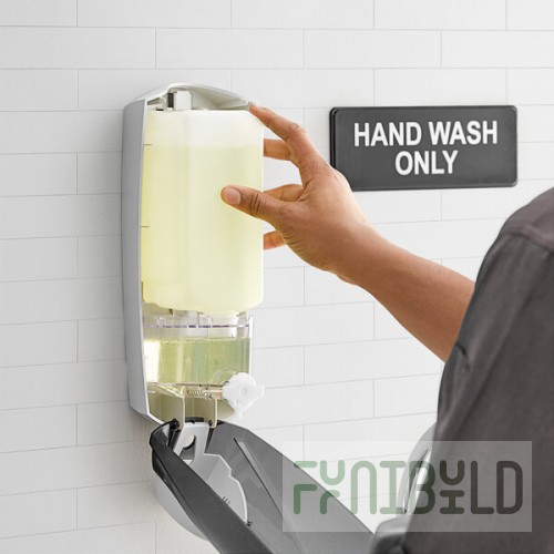 Dial DIA33845 Professional Antibacterial 1 Liter Liquid Hand Soap with Moisturizers and Vitamin E - 8/Case