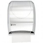 San Jamar T1370WHCL Tear-N-Dry Summit Hands Free Roll Towel Dispenser - White / Clear San Jamar T1370WHCL Tear-N-Dry Summit Hands Free Roll Towel Dispenser - White / Clear