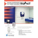 San Jamar T1370WHCL Tear-N-Dry Summit Hands Free Roll Towel Dispenser - White / Clear San Jamar T1370WHCL Tear-N-Dry Summit Hands Free Roll Towel Dispenser - White / Clear