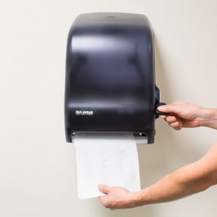 San Jamar T1100TBK Classic Lever Roll Towel Dispenser - Black Pearl San Jamar T1100TBK Classic Lever Roll Towel Dispenser - Black Pearl