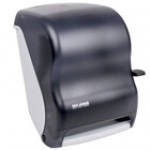San Jamar T1100TBK Classic Lever Roll Towel Dispenser - Black Pearl