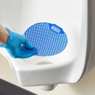 Lavex Tutti Frutti Scent 2-Sided Vinyl Deodorizing Urinal Screen - 12/Case Lavex Tutti Frutti Scent 2-Sided Vinyl Deodorizing Urinal Screen - 12/Case