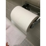 Bobrick B-264 ClassicSeries Surface-Mounted Vandal Resistant Single Roll Toilet Tissue Dispenser with Bright Polished Finish