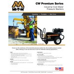 Mi-T-M CW Premium Series CW-3504-5MGH 49-State Compliant Cold Water Pressure Washer with Honda Engine - 3,500 PSI; 3.8 GPM