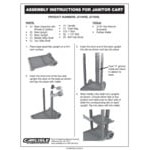 Carlisle JC1945S23 Gray Short Platform Janitorial Cart