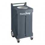 PourAway Cadet 456801 30 Gallon Pink HDPE Rectangular Liquids Disposal Receptacle
