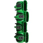 XPOWER P-230AT-Green 3-Speed Compact Air Mover with GFCI Power Outlets and Timer - 1/5 hp