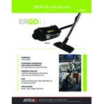 Atrix VACHV1 Ergo Lite 3 Qt. Hip Vacuum Cleaner with Tool Kit - 120V, 1200W