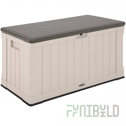 Lifetime 60186 116 Gallon Heavy-Duty Outdoor Storage Deck Box