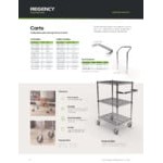Regency Stainless Steel Two Shelf Utility Cart - 18