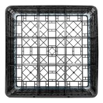 Noble Warewashing 9-Compartment Gray Full-Size Glass Rack with 4 Black Extenders Noble Warewashing 9-Compartment Gray Full-Size Glass Rack with 4 Black Extenders