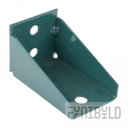 Metro BESK3 Super Erecta Metroseal Green Post-Type Wall Mount Replacement End Bracket