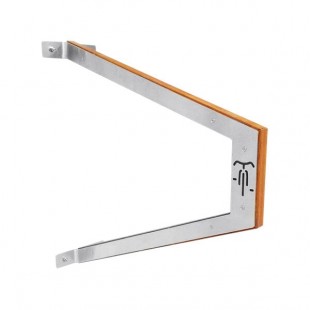 Paris Furnishings Inox Series Ipe Wood and Stainless Steel Wall Mount Bike Rack Paris Furnishings Inox Series Ipe Wood and Stainless Steel Wall Mount Bike Rack