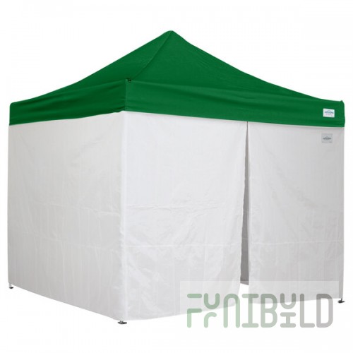 Caravan Canopy 21003605040 Traveler 10' x 10' Green Light-Duty Commercial Grade Instant Canopy Kit