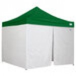 Caravan Canopy 21003605040 Traveler 10' x 10' Green Light-Duty Commercial Grade Instant Canopy Kit