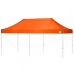 E-Z Up EC3STL20KFWHTSG Eclipse Instant Shelter 10' x 20' Steel Gray Canopy with White Frame E-Z Up EC3STL20KFWHTSG Eclipse Instant Shelter 10' x 20' Steel Gray Canopy with White Frame