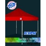 E-Z Up EC3STL20KFWHTSG Eclipse Instant Shelter 10' x 20' Steel Gray Canopy with White Frame E-Z Up EC3STL20KFWHTSG Eclipse Instant Shelter 10' x 20' Steel Gray Canopy with White Frame