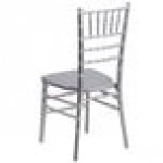 Flash Furniture XS-SILVER-GG Hercules Silver Chiavari Hardwood Stacking Chair