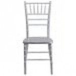 Flash Furniture XS-SILVER-GG Hercules Silver Chiavari Hardwood Stacking Chair