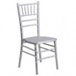 Flash Furniture XS-SILVER-GG Hercules Silver Chiavari Hardwood Stacking Chair