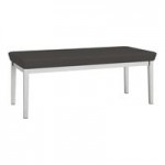 Lesro Lenox Steel Patriot Plus Charcoal Vinyl 3-Seat Sofa