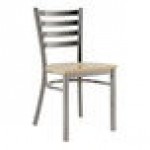 Lancaster Table & Seating Clear Coat Finish Ladder Back Chair with Driftwood Seat - Detached Seat Lancaster Table & Seating Clear Coat Finish Ladder Back Chair with Driftwood Seat - Detached Seat