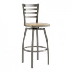 Lancaster Table & Seating Clear Coat Finish Ladder Back Chair with Driftwood Seat - Detached Seat Lancaster Table & Seating Clear Coat Finish Ladder Back Chair with Driftwood Seat - Detached Seat