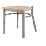 Lancaster Table & Seating Clear Coat Finish Ladder Back Chair with Driftwood Seat - Detached Seat Lancaster Table & Seating Clear Coat Finish Ladder Back Chair with Driftwood Seat - Detached Seat