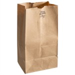 Duro Bulwark 25 lb. Shorty Extra Heavy-Duty Natural Kraft Bag - 400/Bundle Duro Bulwark 25 lb. Shorty Extra Heavy-Duty Natural Kraft Bag - 400/Bundle